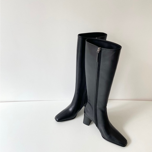 THE ROW Square Toe Knee High Boot (Women) - Picture 2 of 7